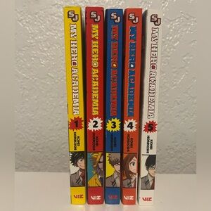 My Hero Academia Manga Volumes 1-5